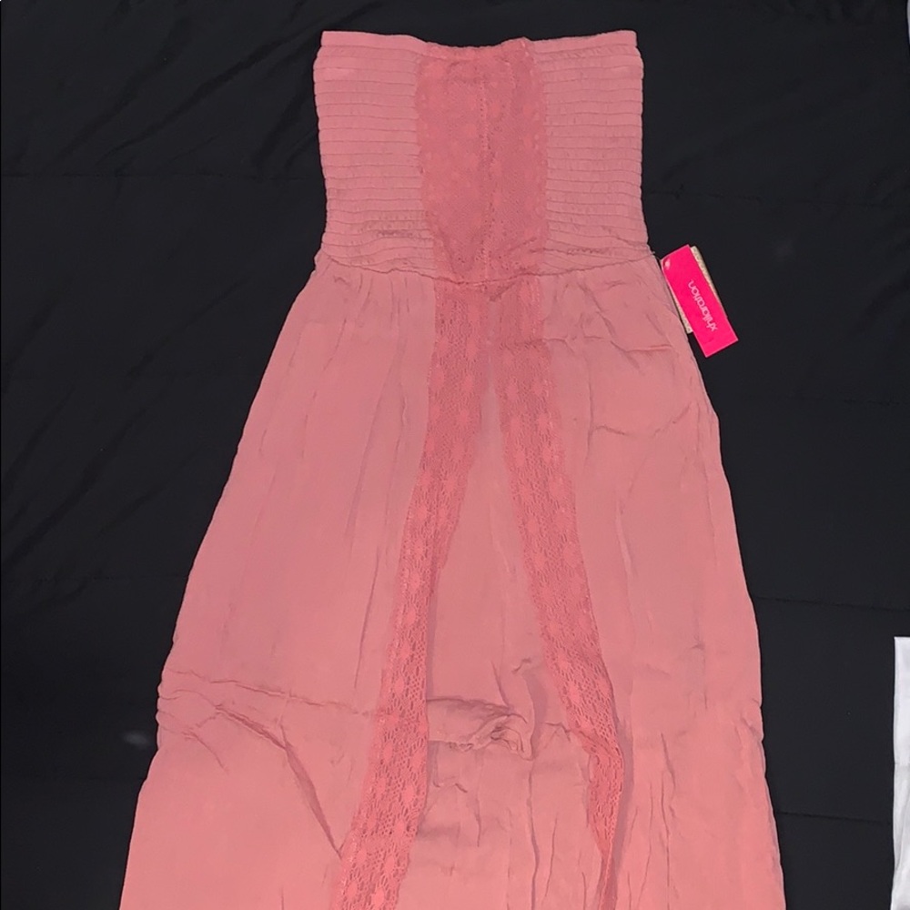 strapless romper